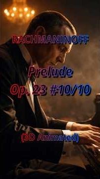 Rachmaninoff - Prelude Op. 23 #10/10(3D Animated)