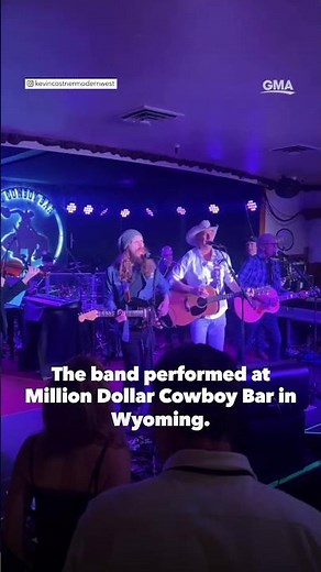 ‘Yellowstone’ star Kevin Costner rehearses with his band before a show