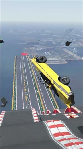 Epic Car Flip FAIL! Ramp Jump Gone WRONG! #shorts