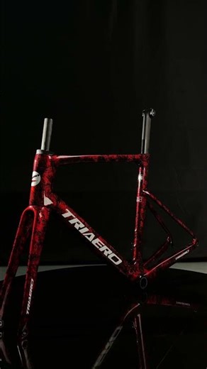 ICAN A9 Custom Paint Showcase - Red & Black Splatter Edition #custombikepainting