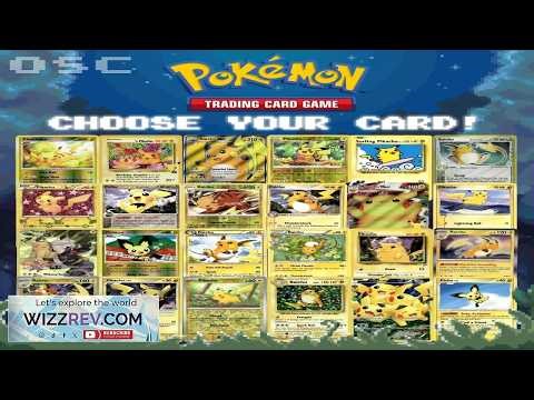 Pikachu Raichu Pichu Pokemon Card! Holo Reverse Holo Rare EX VMAX Full Art