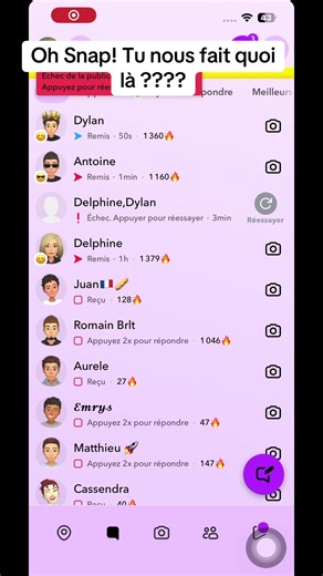 Oh Snap! Découverte de Bugs sur Snapchat