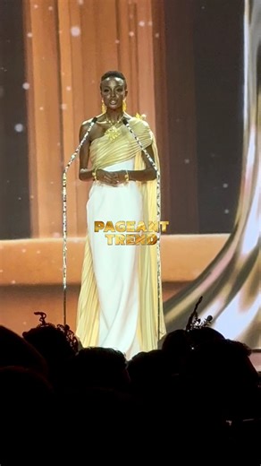 Miss Grand Ghana 🇬🇭2025 Faith Maria Porter during Top 10 Final Speech of Miss Grand International | Pageant Trend