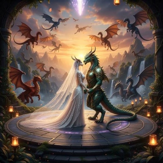🐉💍 POV: You Just Got Invited to a Dragon Wedding! 😂 #dragon