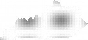 Kentucky map dots vector outline, dotted map, point patterns map...