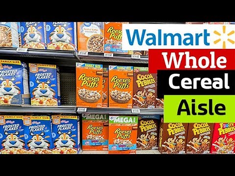 Cereal Aisle @ Walmart - August 2025
