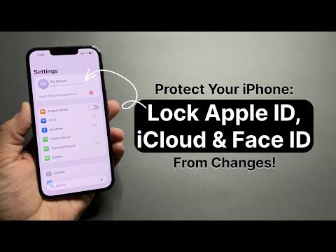 Lock Apple ID, iCloud & Face ID on iPhone (STOP Unauthorized Changes)!