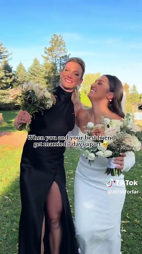 Peak girlhood🤍🥺 the most special week of our lives! #bestfriends #weddingday #2024bride