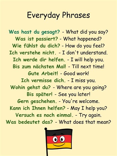 When you try speaking German for the first time… You know that moment when you want to say something and… suddenly nothing makes sense? Don’t worry! Everyone starts somewhere. Guess, repeat, speak out loud – even if it sounds funny. Small steps = big progress! And remember… no one learned German in a single day. 😎 Challenge: Pick one sentence, repeat it 5 times today – tomorrow it’ll feel easier! Let me know in the comments which phrase you liked the most and like the video if you want more! #L
