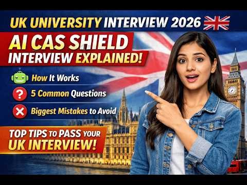 UK University Interview 2026 | AI CAS Shield Interview Explained | 5 Questions & Preparation Tips