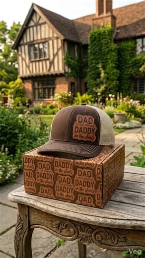 Free shipping Unisex DAD DADDY Brown Leather Patch Hat Baseball Cap #unisex #daddy #baseballcap #fyp #viral