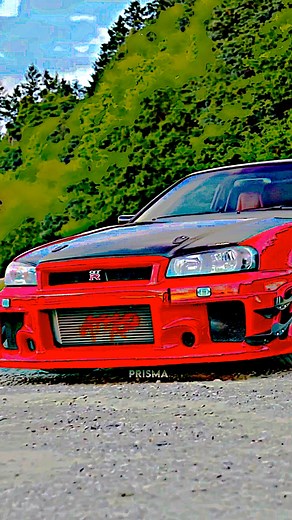 Customized Nissan Skyline GTR R34 with Powerful RB26 Engine Sound | 4K Video