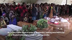 Malawi funeral for 21 cyclone dead