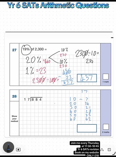 Mastering Year 6 SATs Arithmetic Questions