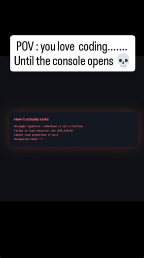 Tech With Suri | What everyone thinks coding look like 💀 #coding #consol #codingbugs #codingskills #programmer | Instagram