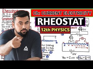 Rheostat🔥| As a Variable resistor | As a Potential divider | Class 12 PHYSICS |