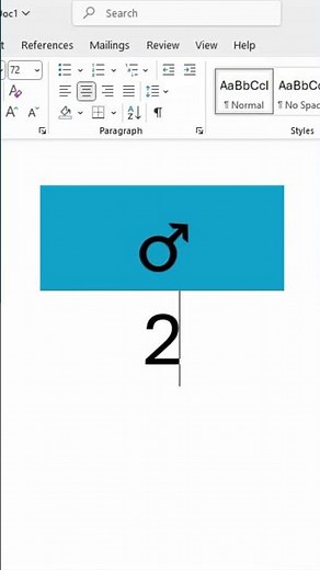 Type Male Symbol with Keyboard Shortcut! #shorts