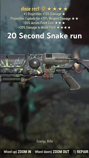 V63 Laser Carbine snake run solo. Full build down below.