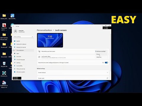 How to change Lock Screen Wallpaper in Windows 11 | windows 11 lock screen wallpaper change