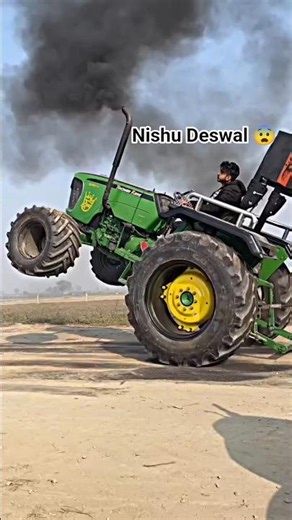 Nishu Deswal tractor stunt short video
