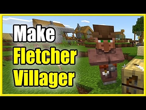 How to Make a Fletcher Villager in Minecraft (Best Tutorial)