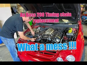 How to replace the timing chain on 5.4l 260 Boss V8. As swapped into our Ford AU Falcon XR6 Tickford