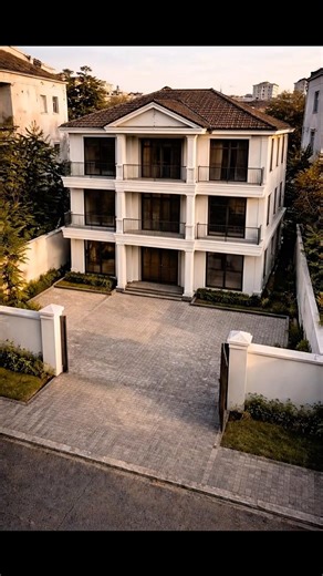 From Empty Lot to Luxury Mansion in 32 Seconds 🤯🔥 #MegaBuild #LuxuryHome #Transformation