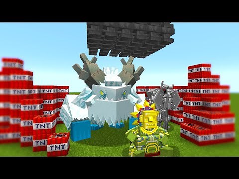 Minecraft: How easy is it to kill ALL the MOWZIE'S MOBS without a weapon??