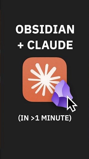 Claude + Obsidian in Under 1 Minute (Using Cowork)