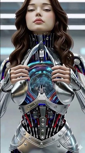 Palo Alto Revolution: Breakthrough AI Robot Girl with a Ruby Heart #AIrobot #PaloAlto