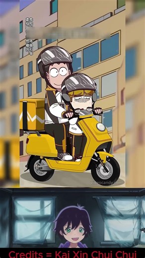 Poplu Bana Zomato Boy Dost K Saath😂| #animation #zomato #deliveryboy #summer #vacation