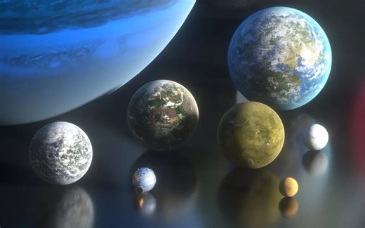 ► 电影游戏动漫中虚拟行星大小对比🪐 (3D) / MetaBallStudios