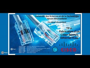 Réseaux IP : Les Bases 🌐 : TP 0 : Fabrication d'un Câble Réseau Ethernet RJ45 🔌