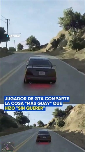 Graba una acrobacia "SIN QUERER" en GTA Online 😅 #gta #gtaonline #gaming #rockstargames #vandal #vi