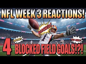 HISTORIC NFL WEEK 3 Recap with All the BIG Games and Highlights!