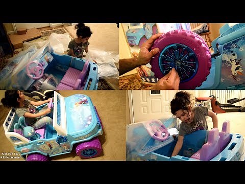 Disney Frozen Car SUV 12V Battery Operated Ride on for Kids Power Wheels Electric Put Together