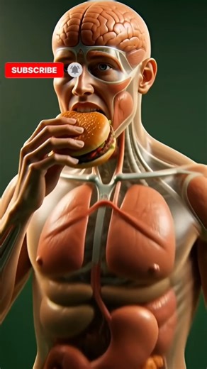 Burger vs Human Body | 3D Medical Animation #vtuber #music #3danimation