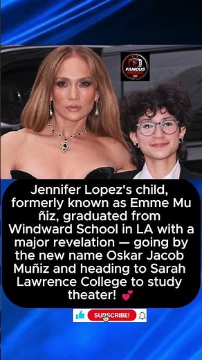 J.Lo's Child Emme Graduates High School With a Brand New Name — "Oskar!" 😱💕