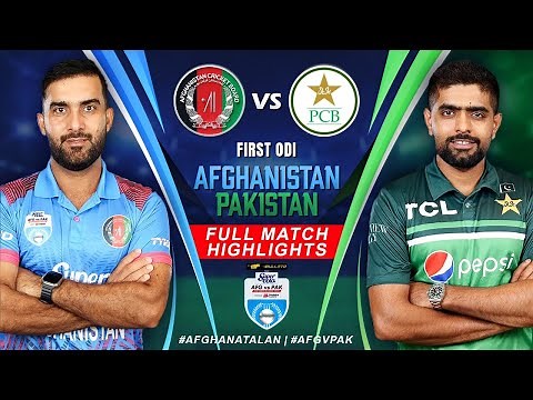 Afghanistan vs Pakistan Cricket Full Match Highlights (1st ODI) | Super Cola Cup | ACB