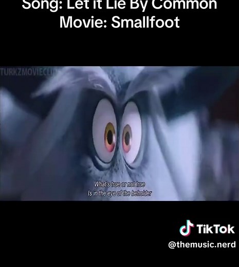 "Let It Lie" by Common from Smallfoot Movie