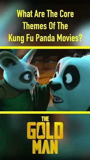 What are the core themes of the Kung Fu Panda movies? #shorts