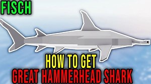 Great Hammerhead Shark - HOW TO GET and Spawn [Fisch] - Roblox