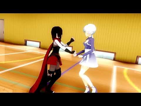 【MMD RWBY】Ruby kissed a girl
