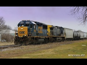 CSX GP60 ex Demo Unit on the old Decatur B&O Line