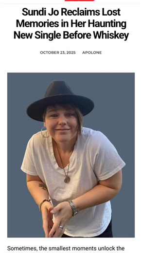 Thanks Apolone for the shoutout. And thank you to my producer, Brad Hacker, for taking this vision and turning it into something amazing! You can read the full article at https://rollinghype.com/sundi-jo-reclaims-lost-memories-in-her-haunting-new-single-before-whiskey/ | Sundi Jo