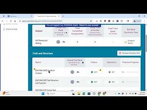 Find My Study Plan in Progress Learning