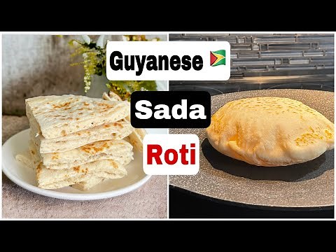 Step By Step Guyanese 🇬🇾Sada Roti Recipe #guyaneserecipe #viralvideo #sadaroti #rotirecipe
