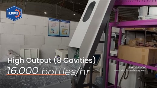 𝐏𝐚𝐤𝐢𝐬𝐭𝐚𝐧'𝐬 𝐅𝐚𝐬𝐭𝐞𝐬𝐭 𝐀𝐥𝐥-𝐄𝐥𝐞𝐜𝐭𝐫𝐢𝐜 𝐏𝐄𝐓 𝐁𝐥𝐨𝐰 𝐌𝐨𝐥𝐝𝐢𝐧𝐠 𝐌𝐚𝐜𝐡𝐢𝐧𝐞 HiTech Machinery proudly presents a fully automatic, all-electric PET preform blowing machine that delivers high output with lower energy consumption. 𝐌𝐚𝐜𝐡𝐢𝐧𝐞 𝐇𝐢𝐠𝐡𝐥𝐢𝐠𝐡𝐭𝐬: ▶️ 267 bottles/min | 16,000 bottles/hr ▶️ 8 Preforms are blown simultaneously ▶️ Synced heating and blowing units Need one? Contact HiTech Machinery today! #PETBlowMolding #HiTechMachinery #AllElectric #Pack