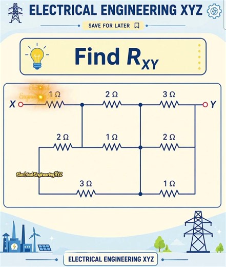 Can you find total resistance of this circuit #electricalengineering #equivalentresistance
