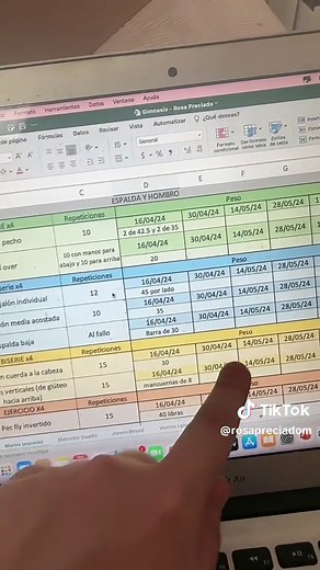 Crear un Excel para el gym: Organiza tu rutina
